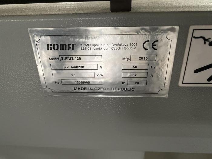 Used 2015 KOMFI Sirius 130