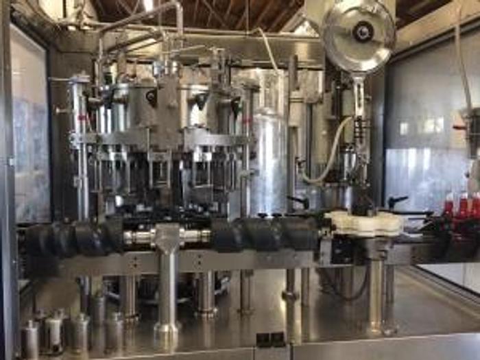 Used Bertolasso 12 Valve Bottling Line