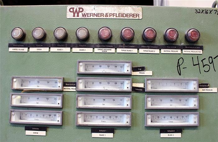 Used 80 LITER WERNER & PFLEIDERER MIXER/EXTRUDER - T-316 S/S