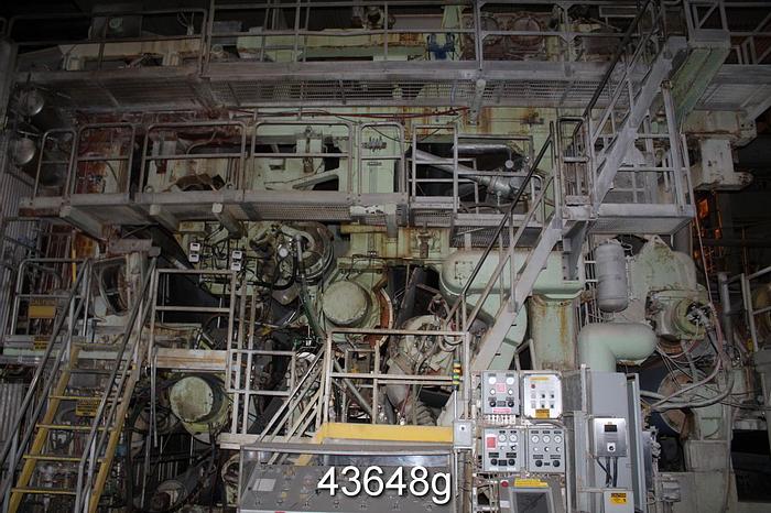 Used 238" Wire Width Complete Fourdrinier Paper Machine #43648