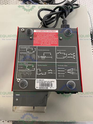 Used Applikon ADI 1030 Bio Controller w/ Watson Marlow 101U/R, Cole Parmer Flowmeter