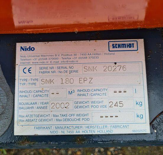 Gebruikt 2002 Nido SNK180 EPZ