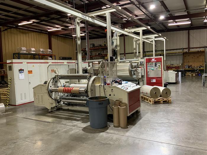 Used 50" COMEXI SOLVENTLESS LAMINATOR 32" DIAMETERS - STILL INSTALLED