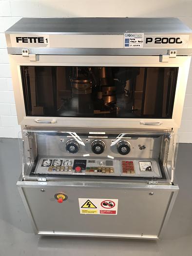 Used Fette P2000 Tablet Press