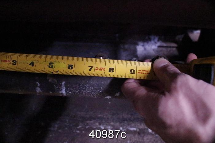 Used AES Shower Assembly, 104" Operating Face #40987