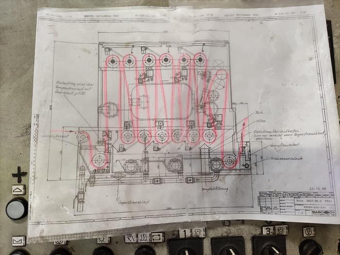 Used BABCOCK  WASHING MACHINE  2000 MM  1998
