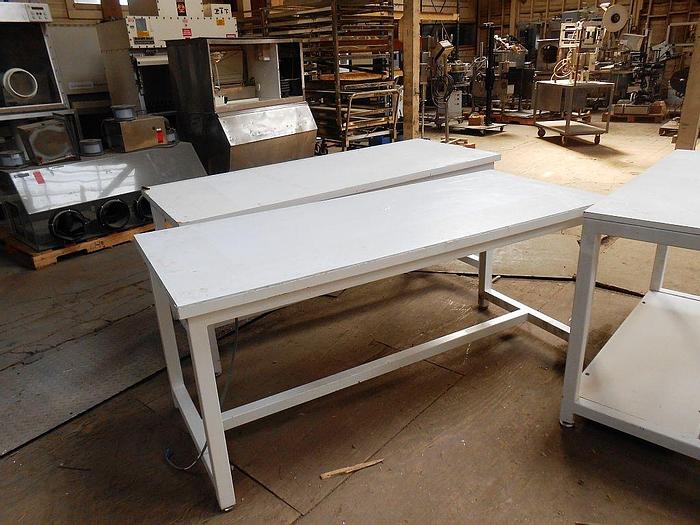 Used Table, Prep, 30" x 6', C/st Frame, Hardwood Top #S741982