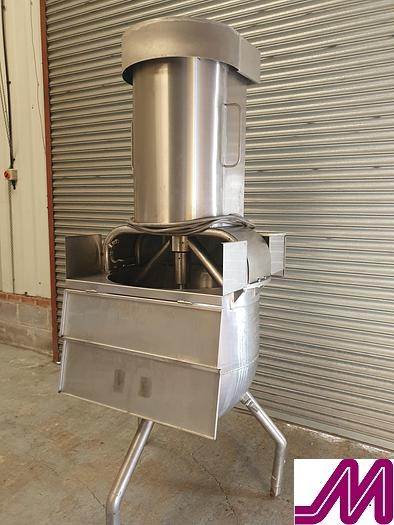Used APV 60 Gallon Jacketed Hemispherical Pan with Contra Rotating Agitator