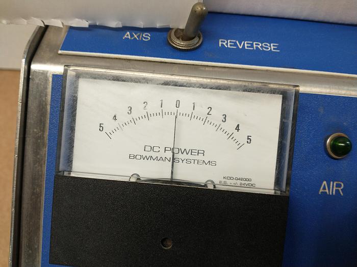 Used BOWMAN BTM dominator manual servo motor control for modal 430 #1 GH119