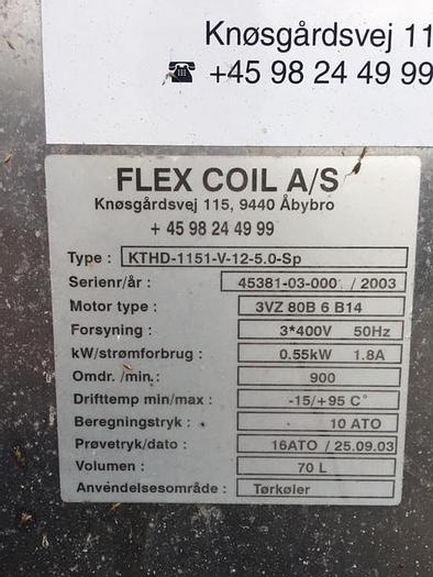 Brugt Flex coil fordampere condensere frikølere tørkølere