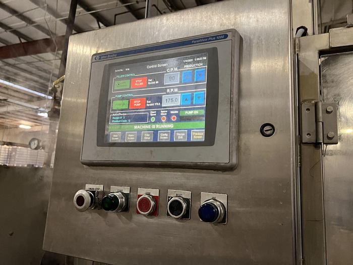 Used Pacific Packaging MonoBloc Liquid Rotary  Filler-Capper