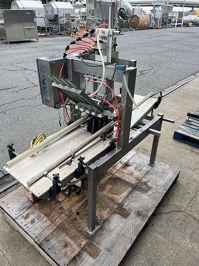 Used Filler, Bottle, Inline, 4-Head, Rinser, Crowner, Meheen #C744928