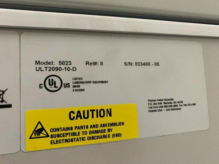 Used Thermo Scientific ULT2090 -86C Ultra Low Chest Freezer 230V 20 CU FT
