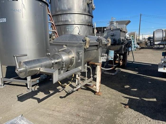 Used Direct Steam Injected Stainless Steel Cheese Auger Cooker