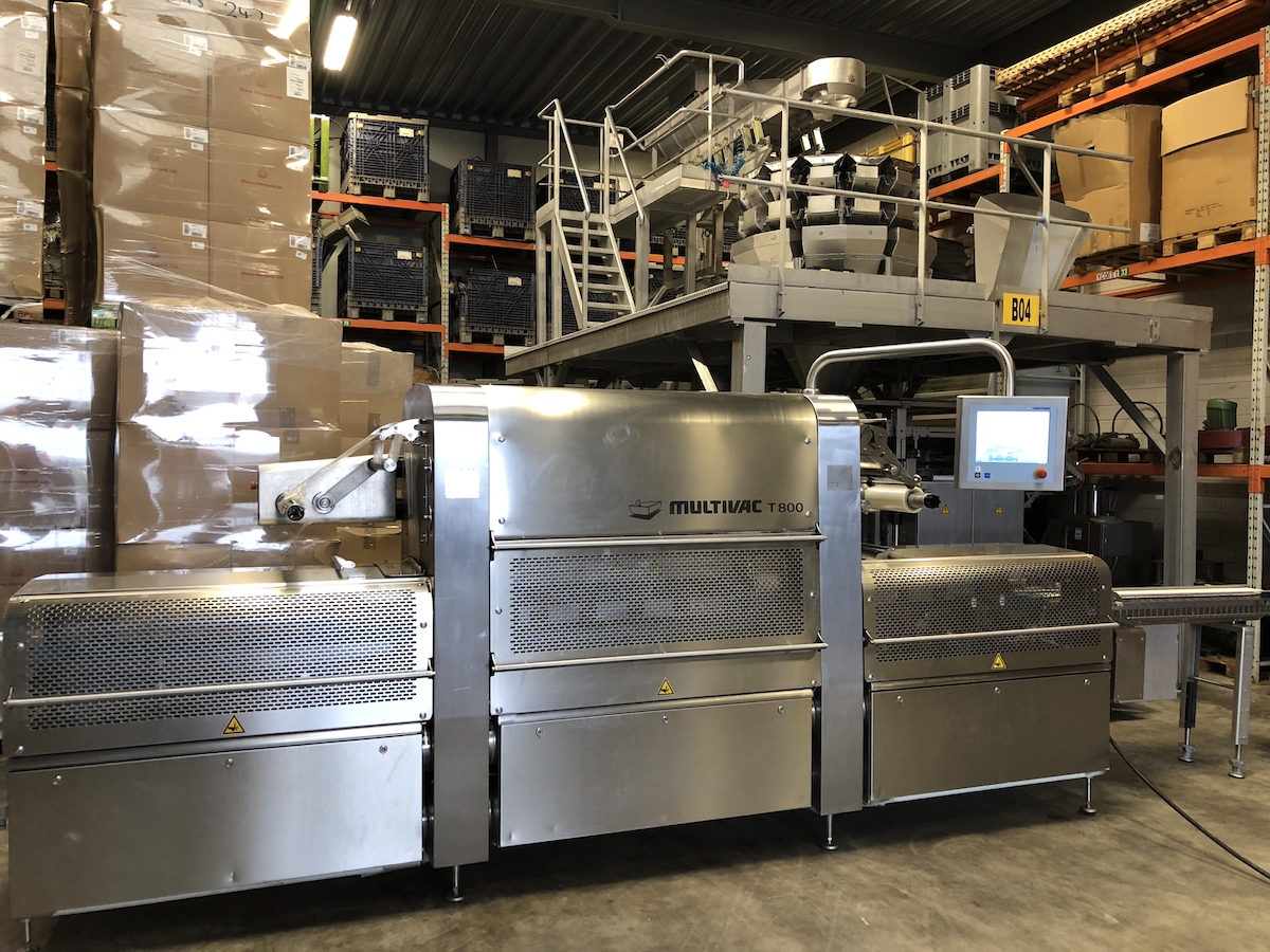Used Multivac T800 high speed MAP traysealer