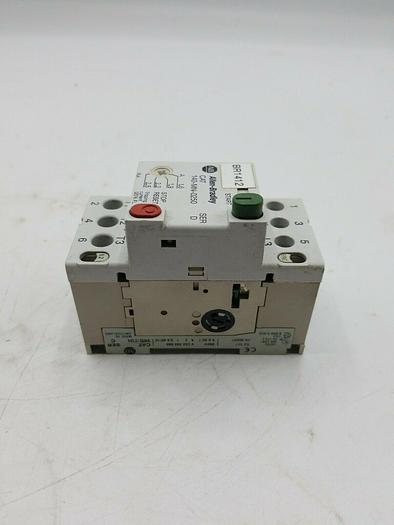 Used Allen Bradley Manual Motor Starter, # 140-MN-0250, Ser D