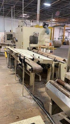 Used 106" Perini 702G  Industrial Roll Rewinder Line with Embossing