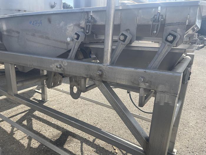 Used Stainless Steel Shaker 30" Wide x 9' Long