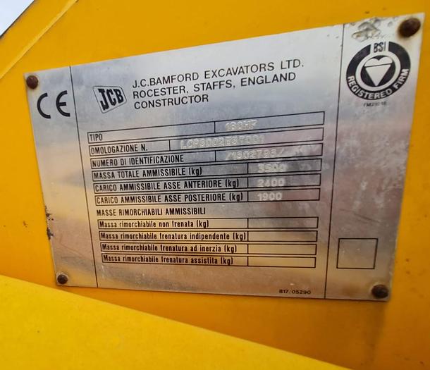 Usato Mini Pala Gommata, JCB modello HF 180