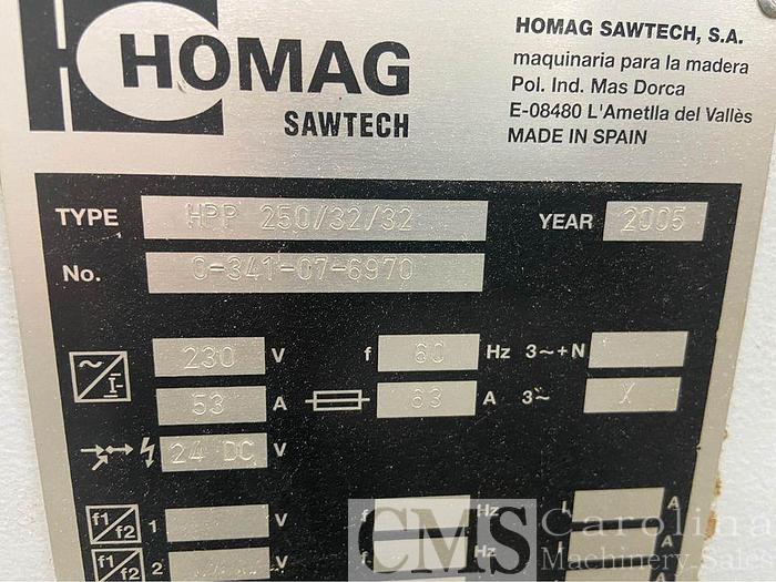 Used Homag HPP 250 Panel Saw