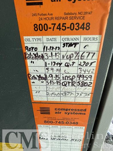 Used Atlas Copco GA15 45 HP Compressor