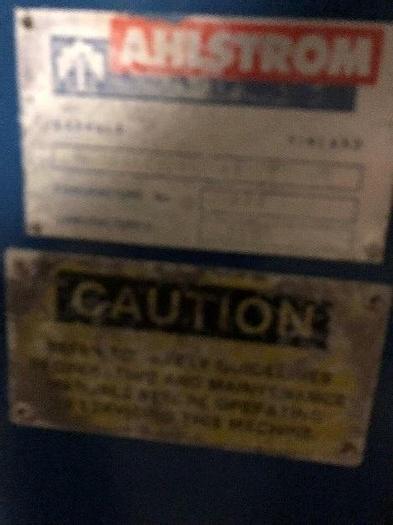 Used AHLSTROM MDL AS-2 SELECTOR, 30 HP S/S PRESSURE SCREEN