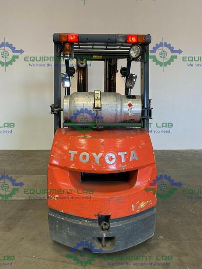 Used 2002 Toyota 7FGCU30 Forklift 5100 LB Capacity 187" Max Height 3-Stage Mast 4800 Hours