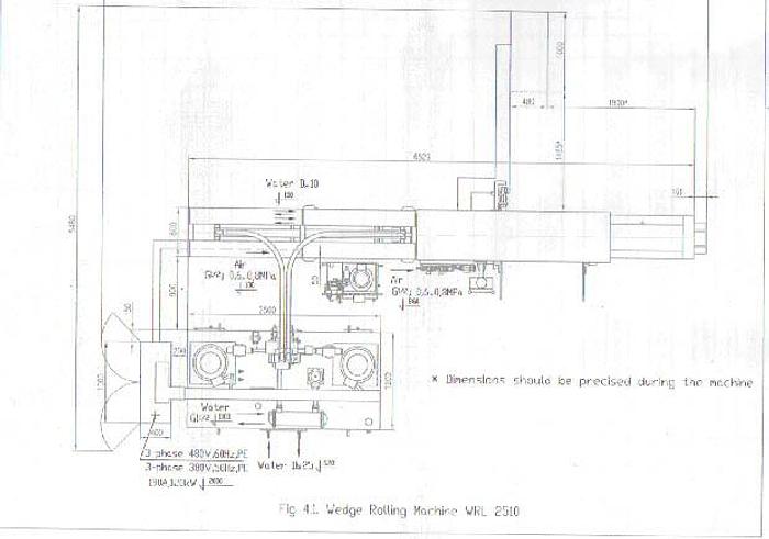 Used Cross Wedge Roll WRL2510