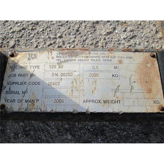 Used JCB Telehandler Forklift Attachment