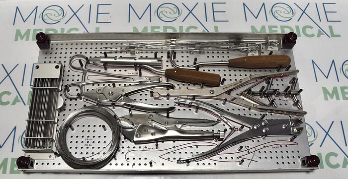 Used Synthes Wire Instrument and Implant Set 105.92