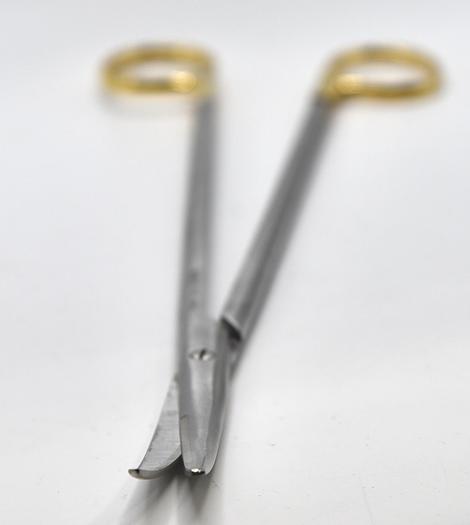 Used V. Mueller CH2008 Metzenbaum Scissors, Curved, 12", Tungsten Carbide