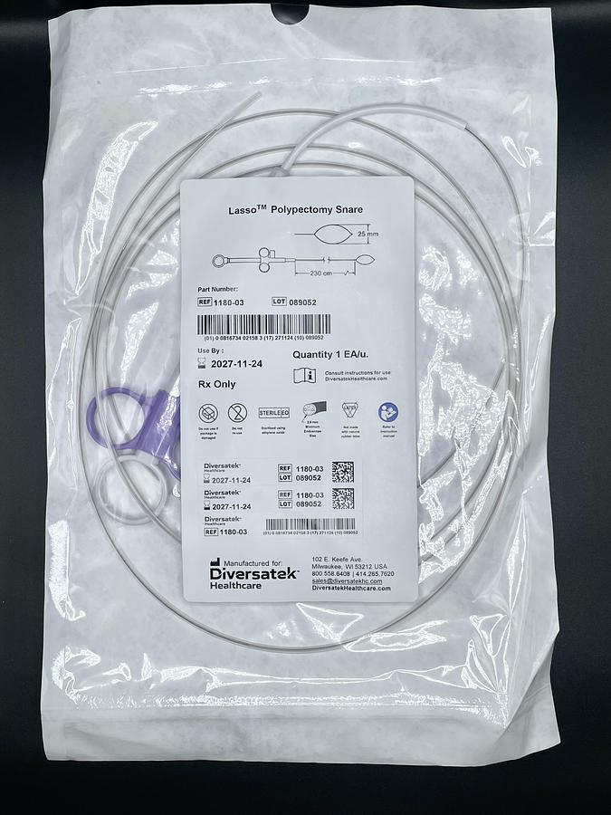 DIVERSATEK HEALTHCARE 1180-03 Lasso Polypectomy Snare