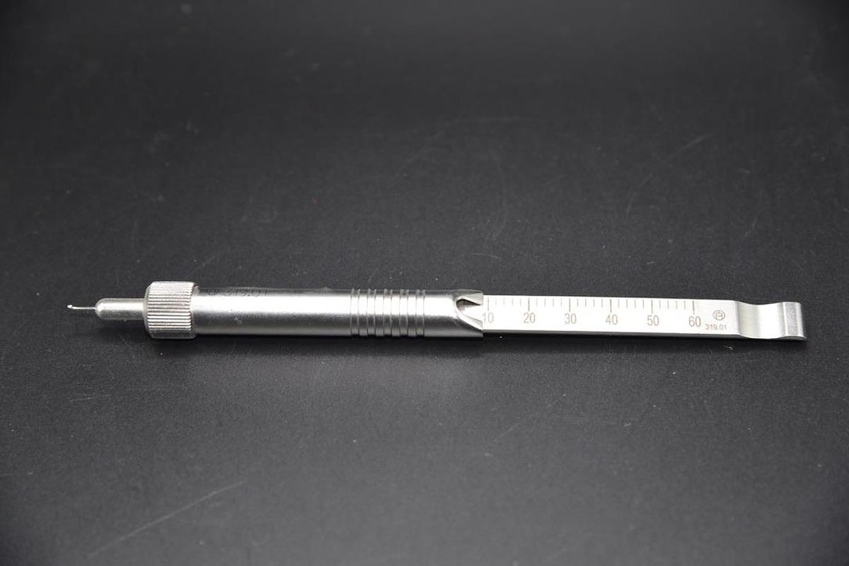 Used Synthes Surgical Depth Gauge 319.01