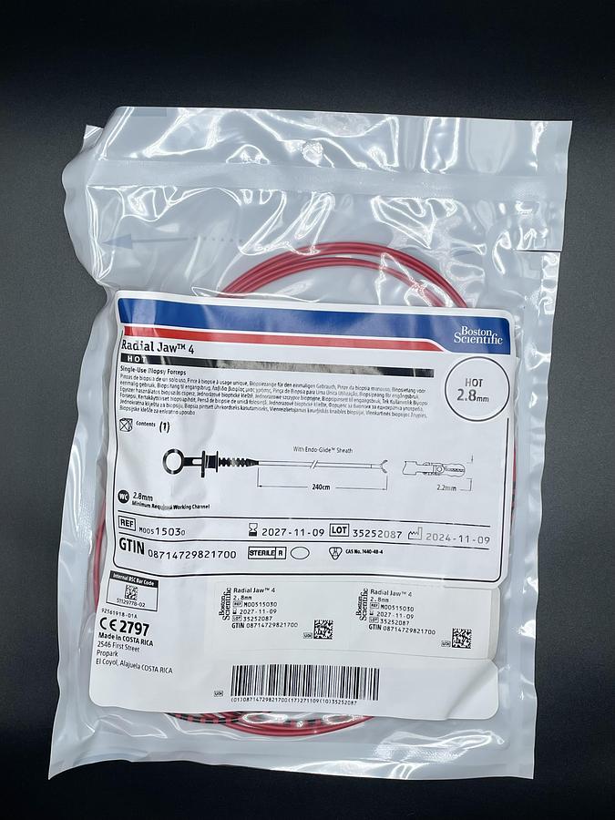 Boston Scientific M00515030 Radial Jaw 4 Single-Use Biopsy Forceps, 20 Units Per Box, In-Date