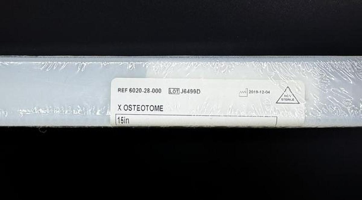 DEPUY (IRELAND) 6020-28-000 X Osteotome 15in