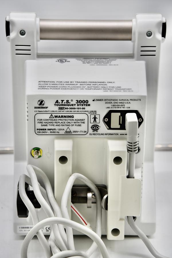 Used Zimmer ATS 3000 Tourniquet, Reference 60-3000-101-00