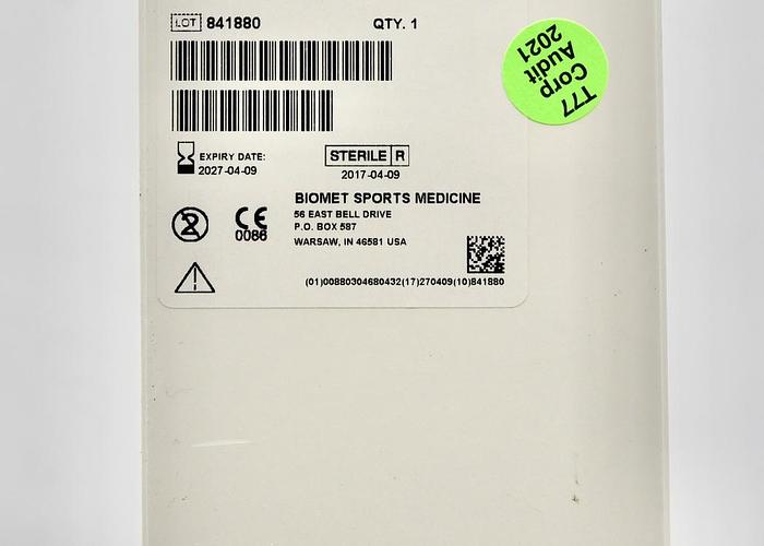 BIOMET 110004189 PRECISION FLEXIBLE REAMER DISPOSABLE, IN-DATE, STERILE, SINGLE USE BY ZIMMER BIOMET