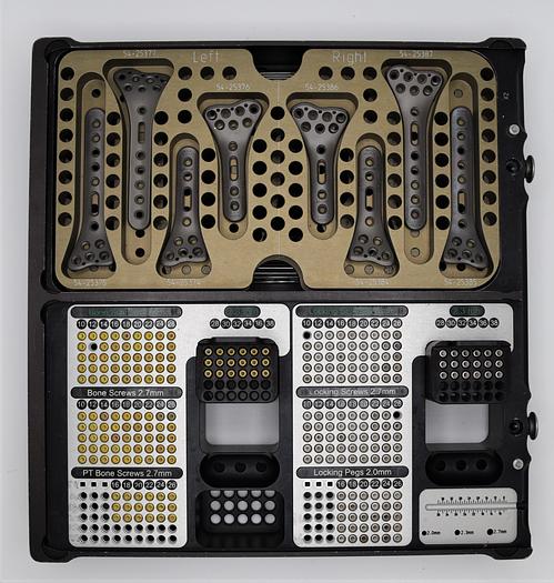 Used Stryker VariAx Distal Radius Locking Plate System Tray Instruments Ref 29-13012