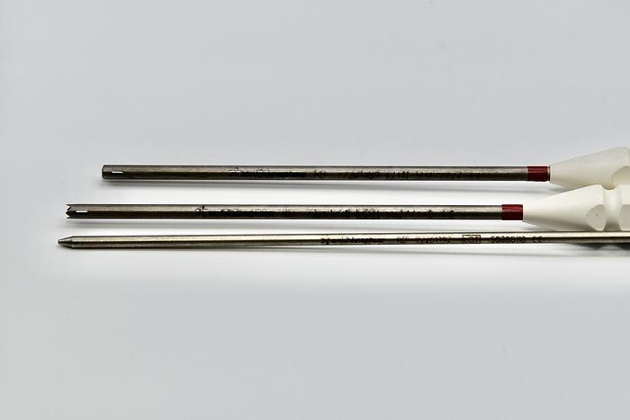 Used Smith & Nephew 72201389, 72201390 Inline Drill Guide, Fishmouth & Crown Tip 2.9mm and 72201392 Line Obturator