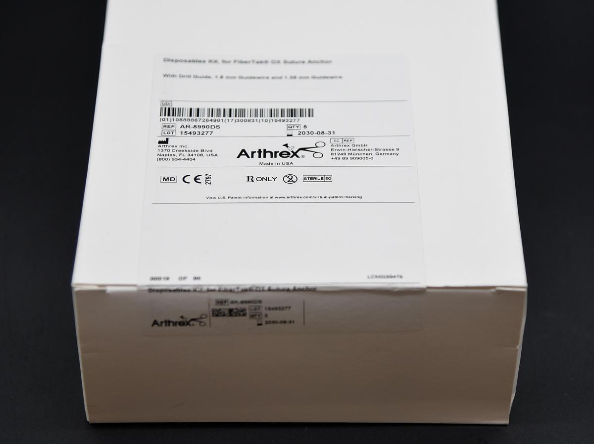 ARTHREX AR-8990DS Arthroscopic Disposables Kit, In-Date, Box of 5