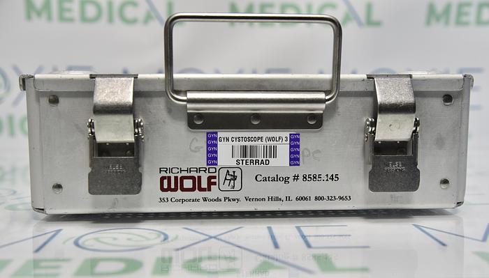 Used R. Wolf GYN Cystoscope Panoview Plus 8616.401 Richard Wolf, Light Cable 8061.256, Case