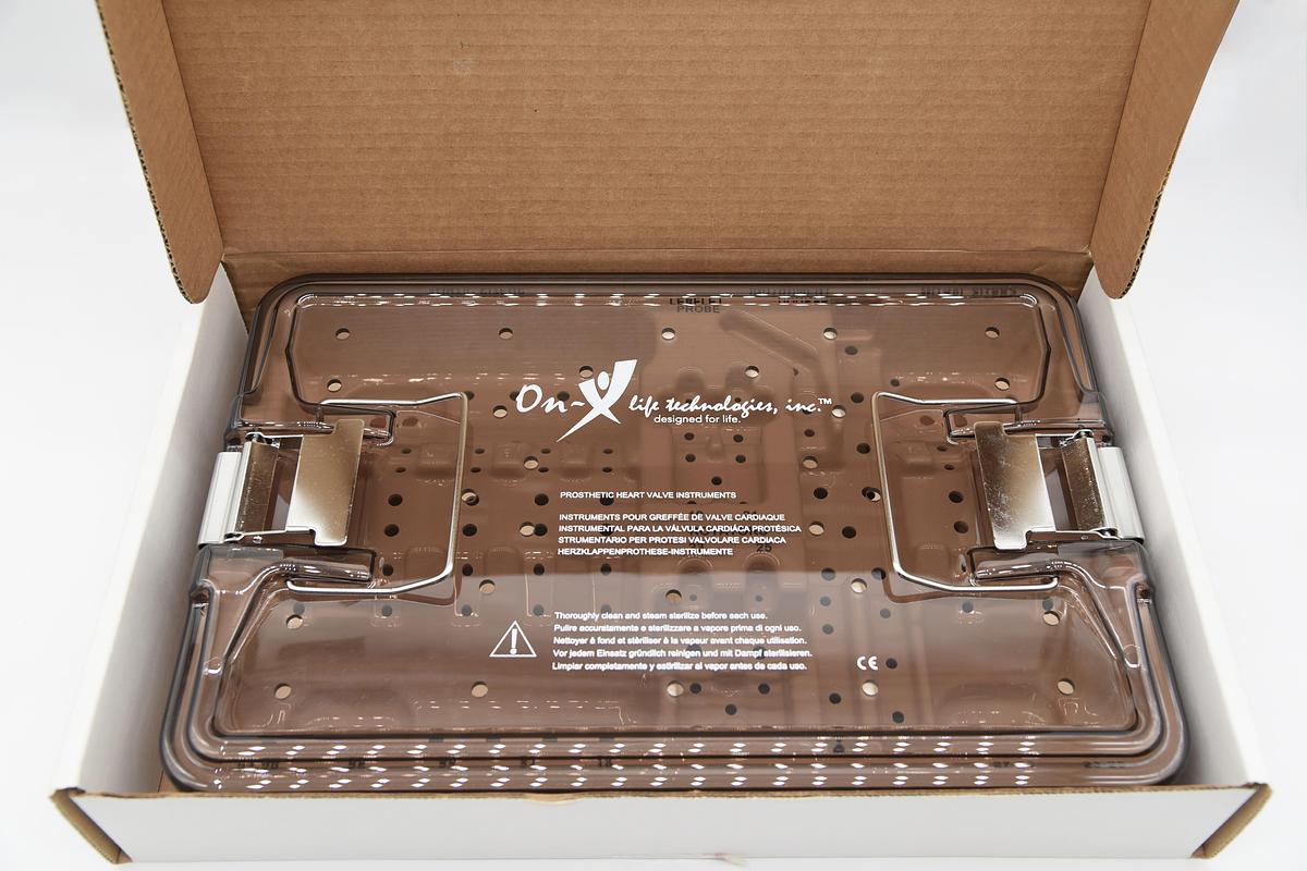 On-X Heart Valve Instruments ONX13 Instrument Tray, Reference ONX13-CT, Brand NEW