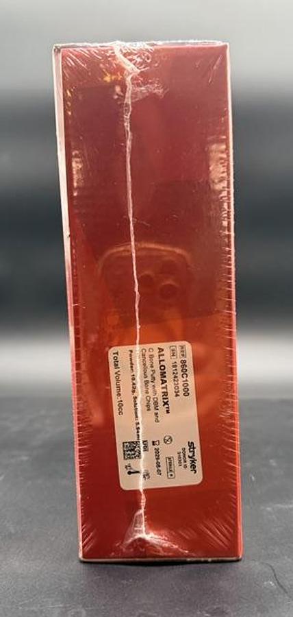 WRIGHT MEDICAL 860C1000 STRYKER ALLOMATRIX C BONE PUTTY WITH DBM AND CANCELLOUS BONE CHIPS, TOTAL VOLUME: 10CC