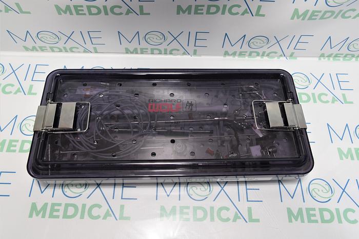 Used R. Wolf Surgical Hysteroscopy Instrument Set W/ Case