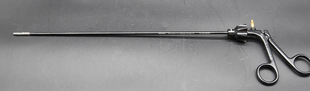 Used INTEGRA JARIT 625-105 Integra® Jarit® Grasping Forceps, 13-1/2", Roto-Cam, Double Action Insulated, 5mm