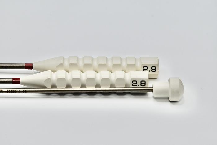 Used Smith & Nephew 72201389, 72201390 Inline Drill Guide, Fishmouth & Crown Tip 2.9mm and 72201392 Line Obturator