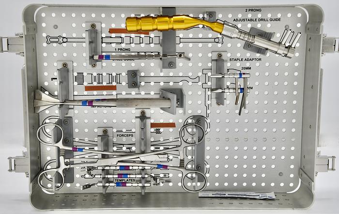 Used BME Surgical Orthopedic OSStaple OSSplate Instrument Set 