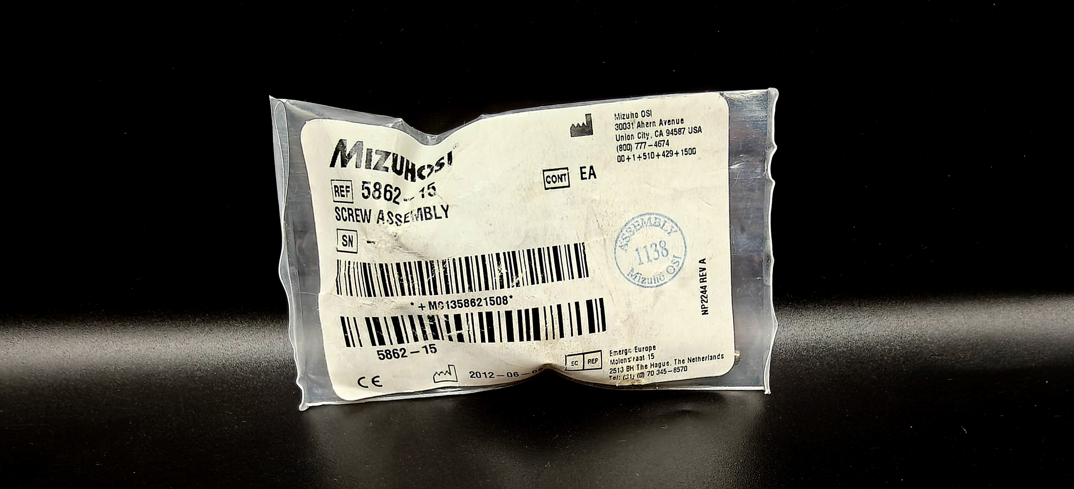 Mizuho OSI 5862-15 Kirschner Bow Holder Bolt