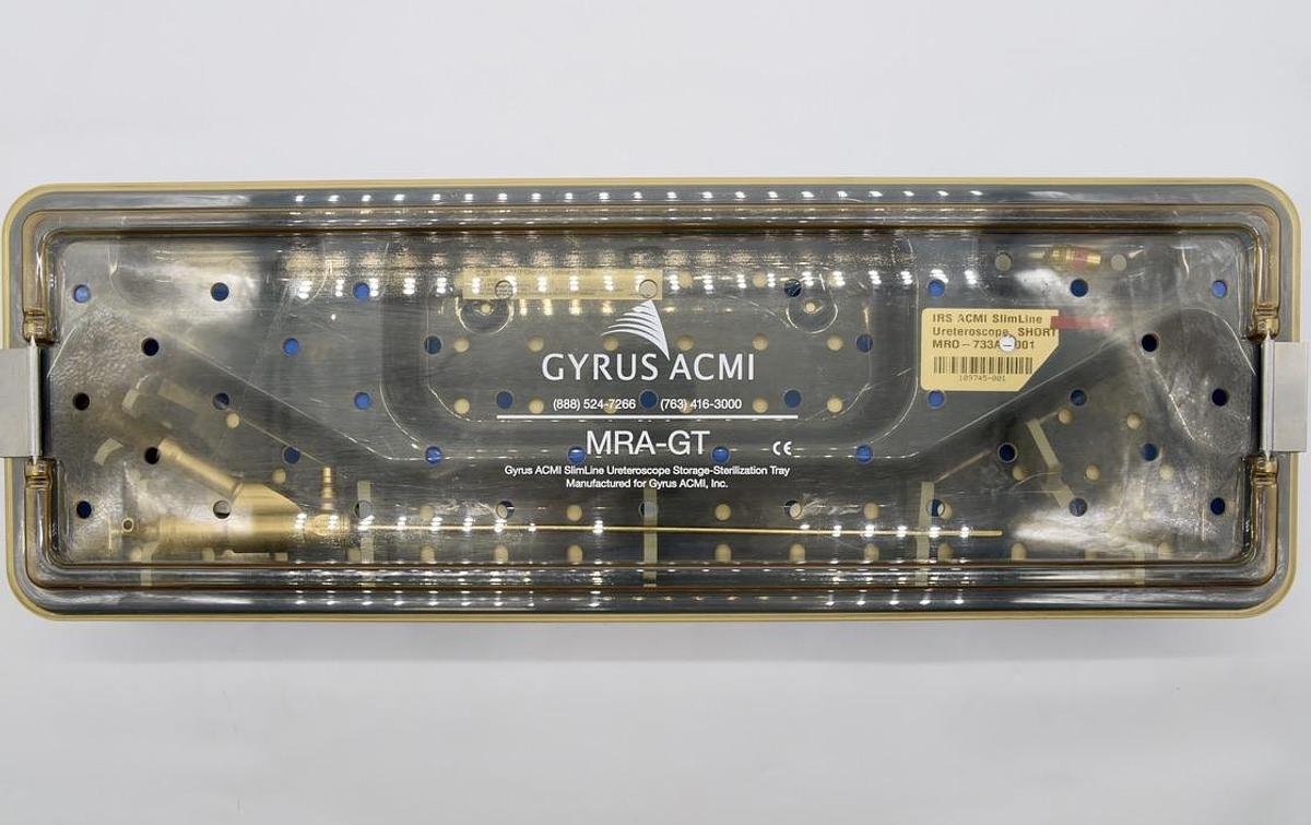 Used Gyrus ACMI MRO-733A SlimLine™ Self-Dilating Autoclavable Operating Semi-Rigid Ureteroscope