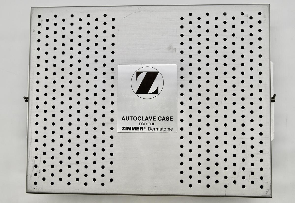 Used Zimmer 8801-01 Air Dermatome Set Precision Skin Grafting System with Blades and Hose